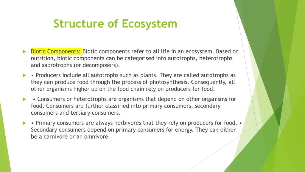 structure of ecosystem 1