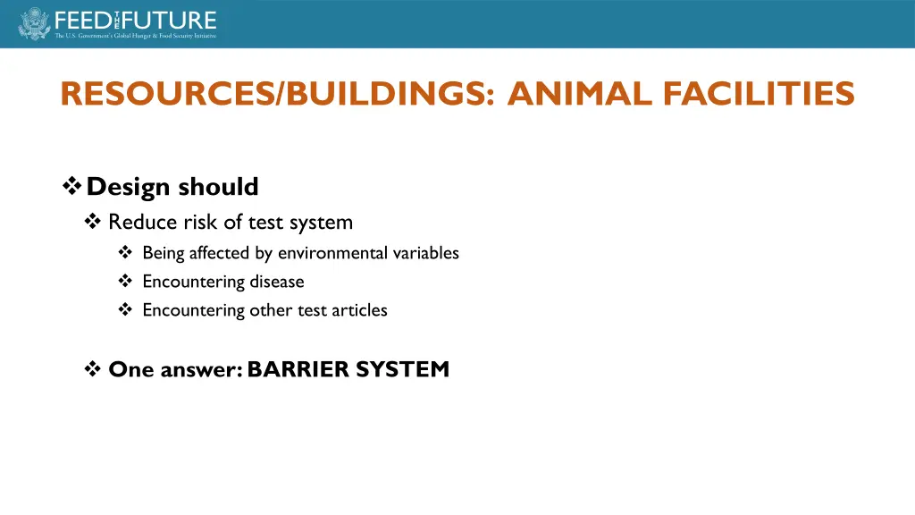 resources buildings animal facilities