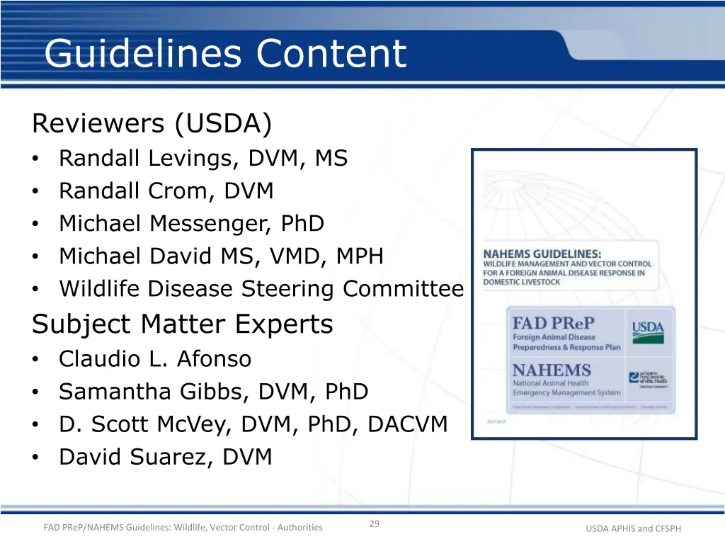 guidelines content 1