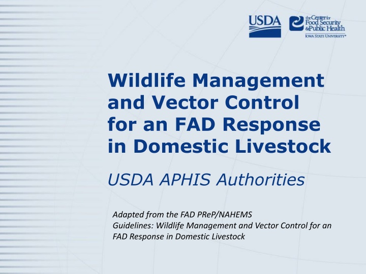 wildlife management and vector control