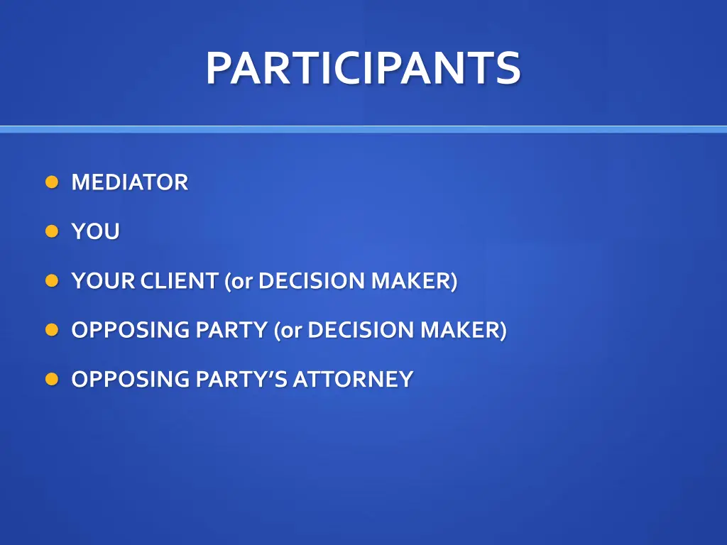 participants