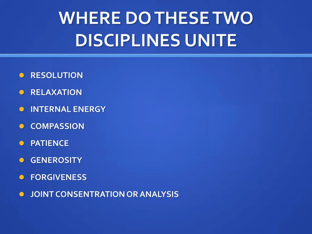 where do these two disciplines unite