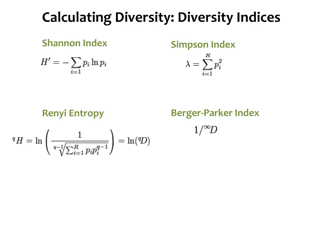 species diversity 4