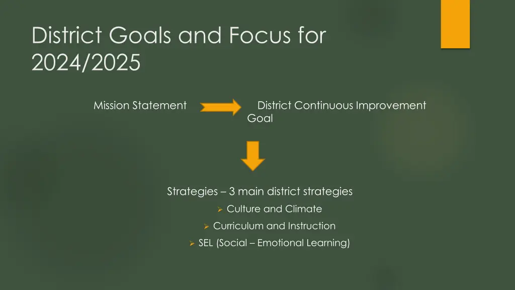 district goals and focus for 2024 2025 1