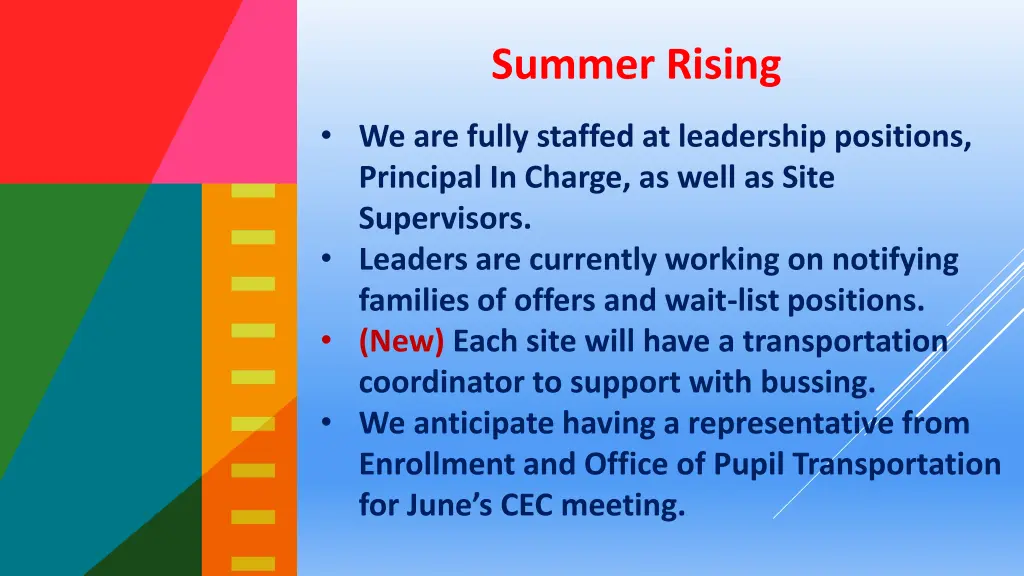 summer rising