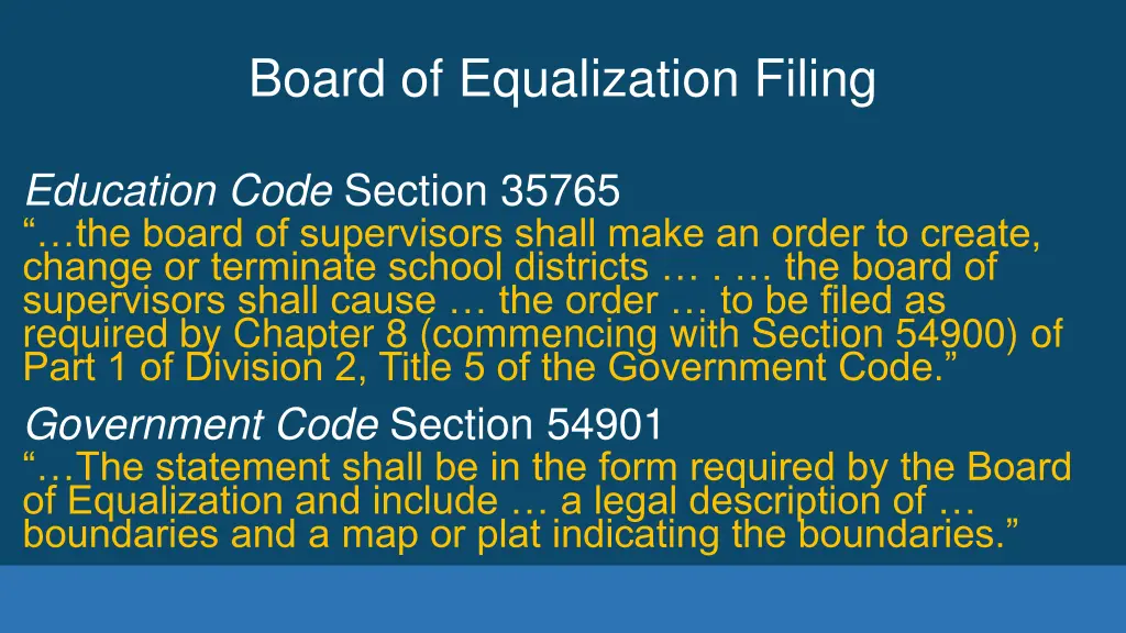 board of equalization filing