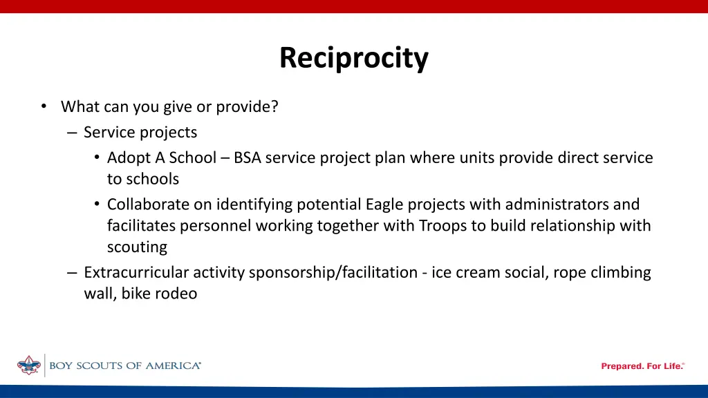 reciprocity 2