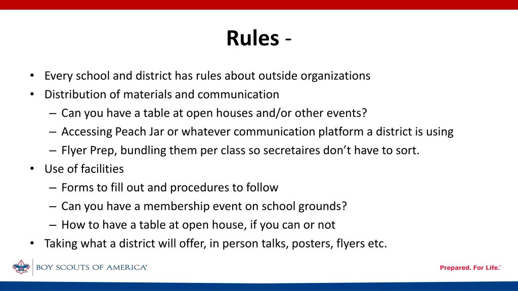 rules