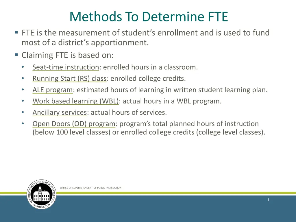 methods to determine fte fte is the measurement