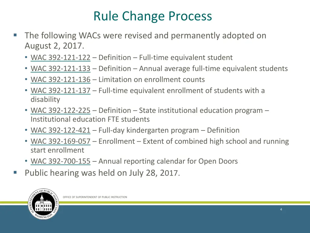 rule change process