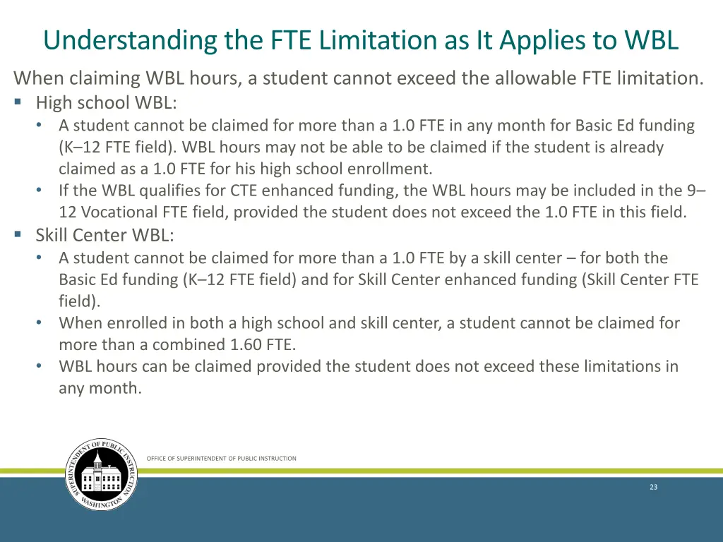 understanding the fte limitation as it applies