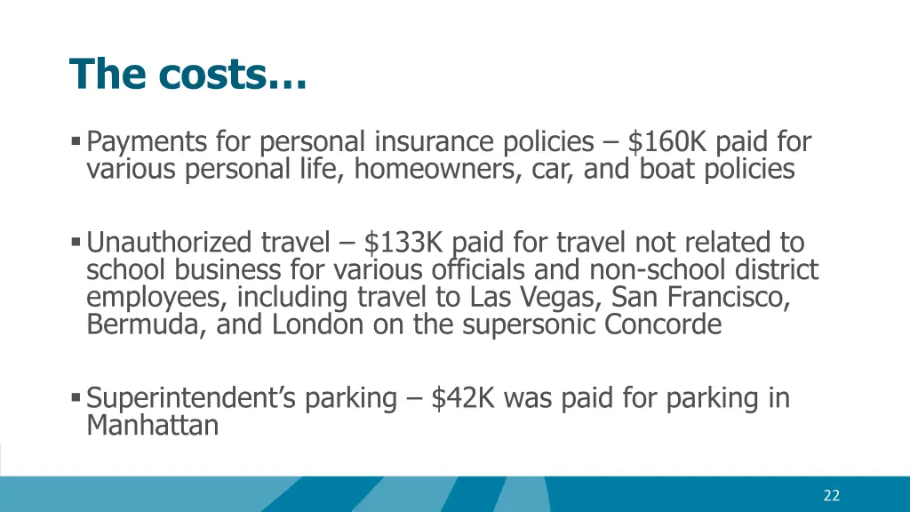 the costs 2