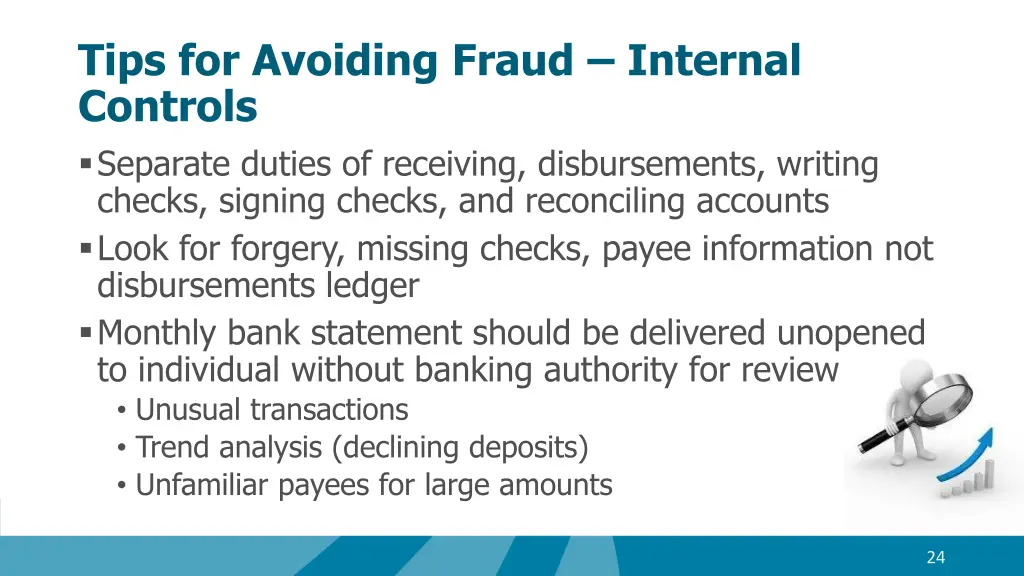 tips for avoiding fraud internal controls
