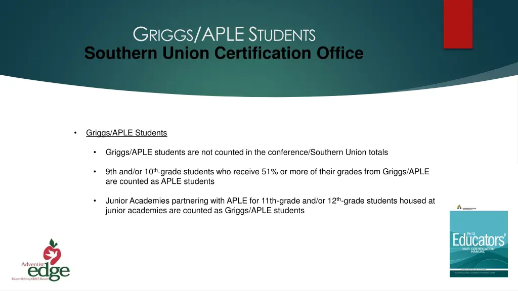 g riggs aple s tudents southern union