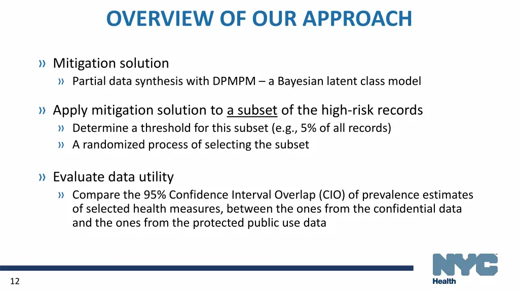 overview of our approach