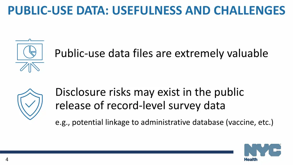 public use data usefulness and challenges