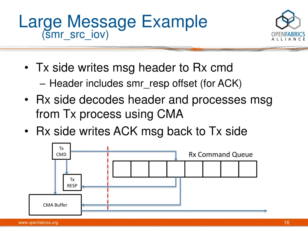 large message example smr src iov