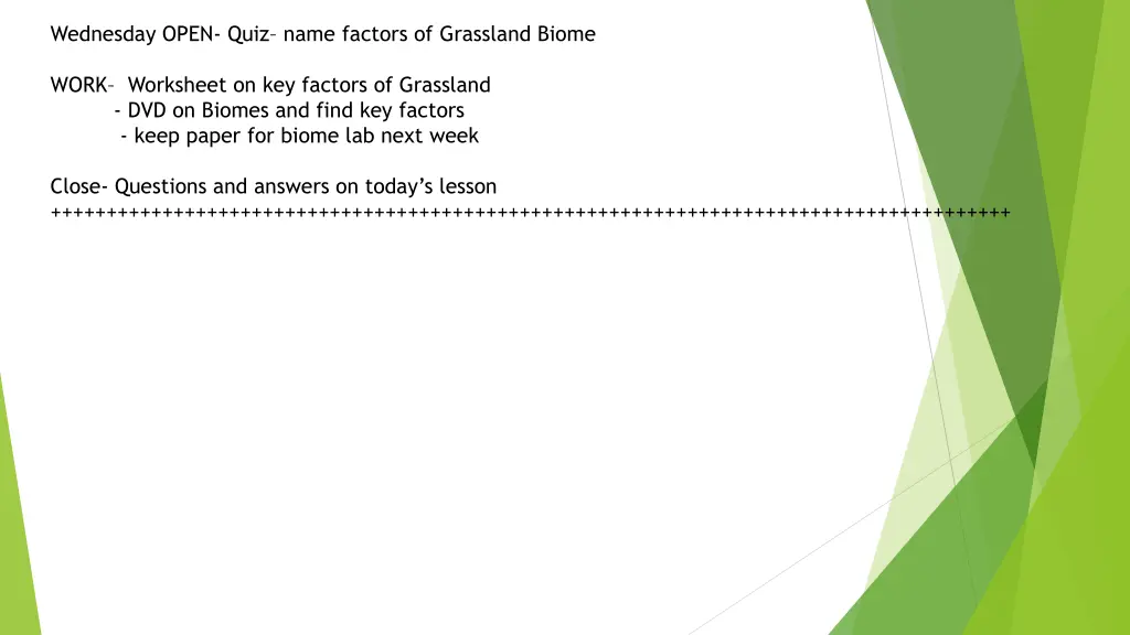wednesday open quiz name factors of grassland