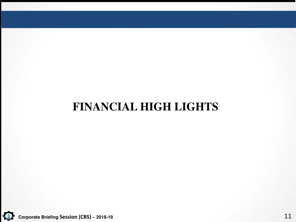 financial high lights