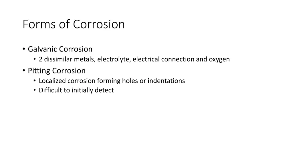 forms of corrosion 1