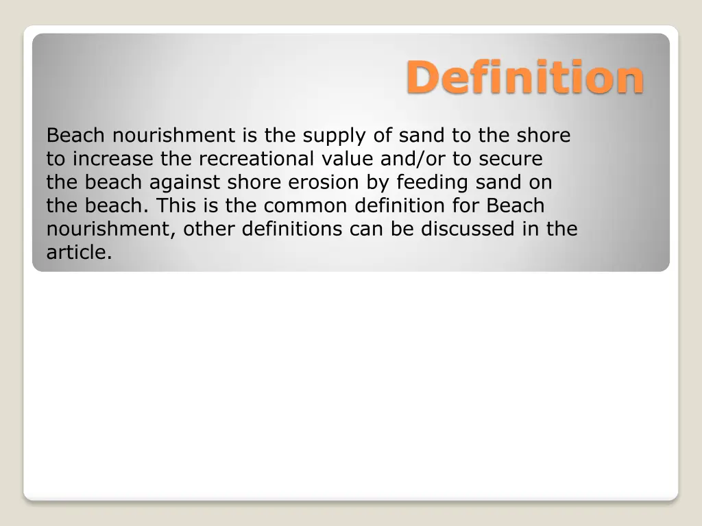 definition