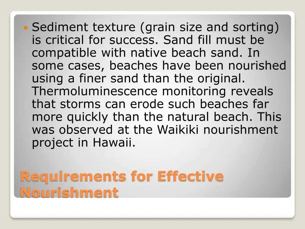 sediment texture grain size and sorting