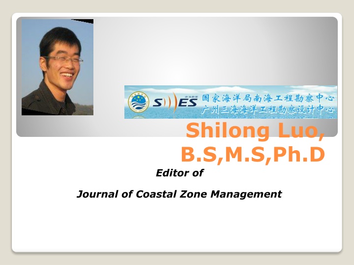 shilong luo b s m s ph d editor of