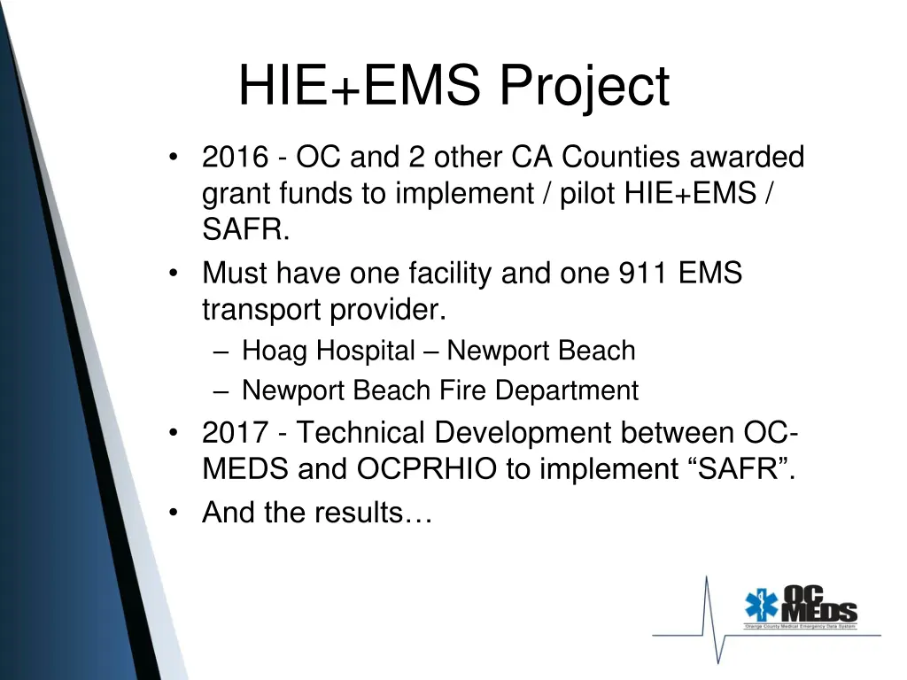hie ems project