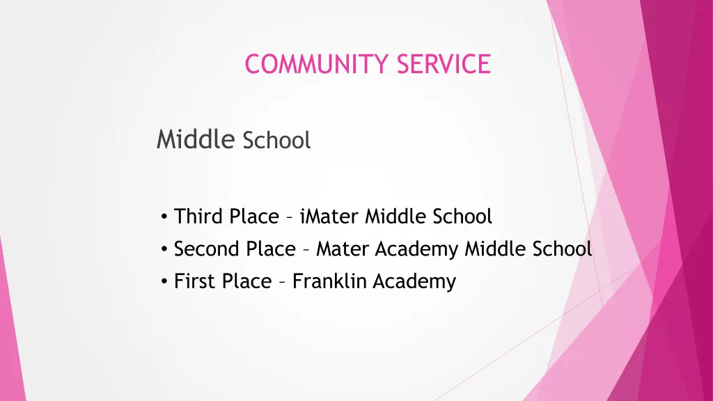 community service