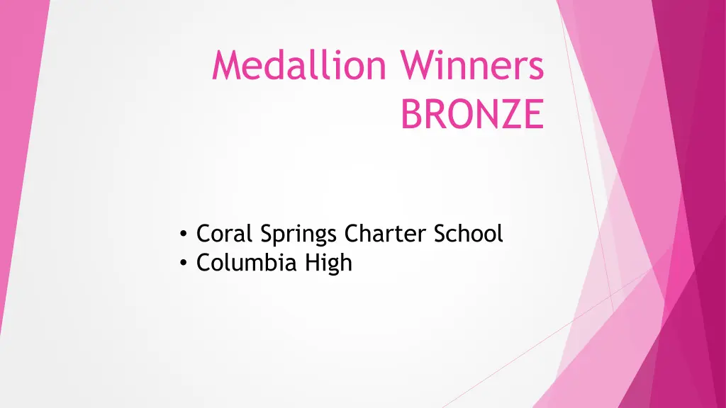 medallion winners 3