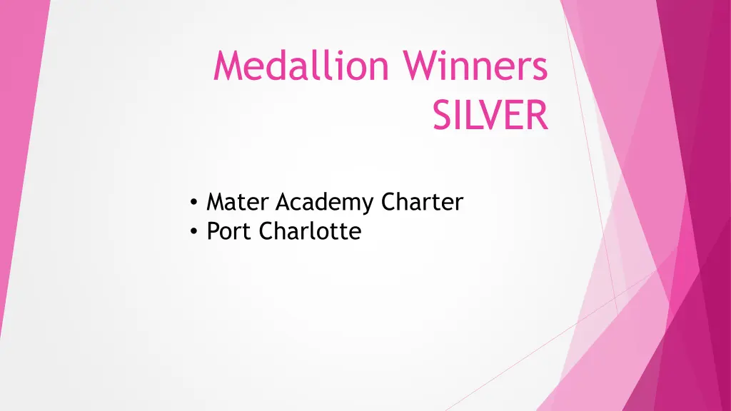 medallion winners 4
