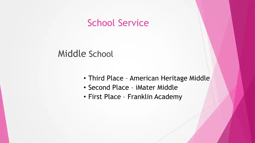 school service