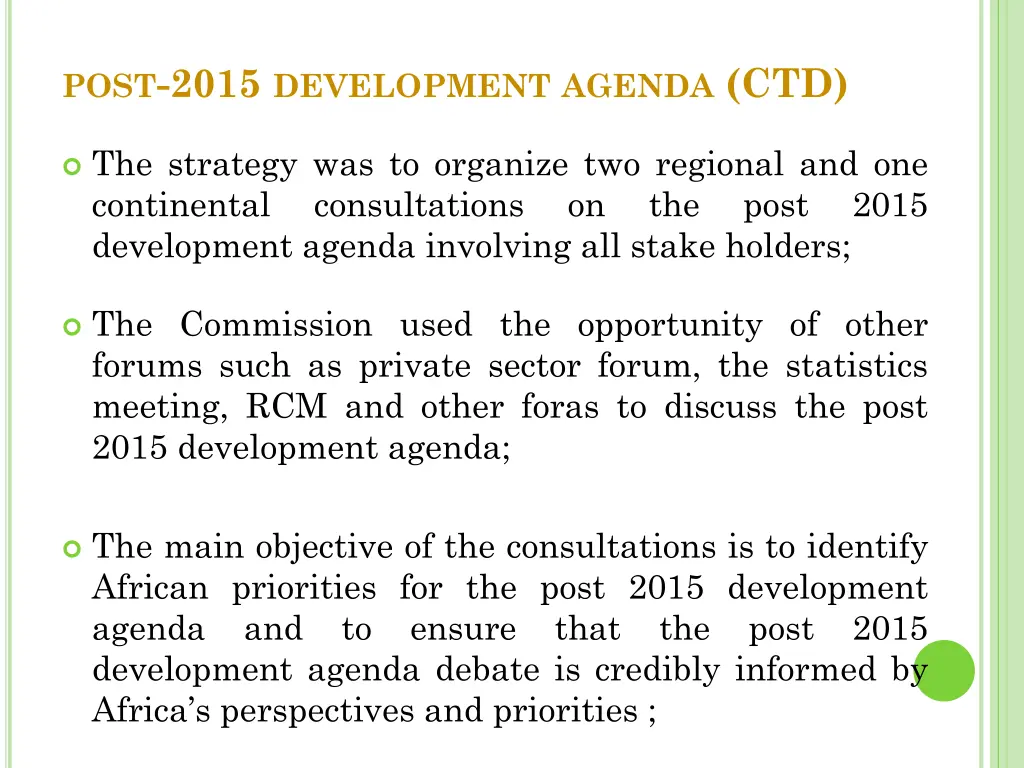 post 2015 development agenda ctd 1