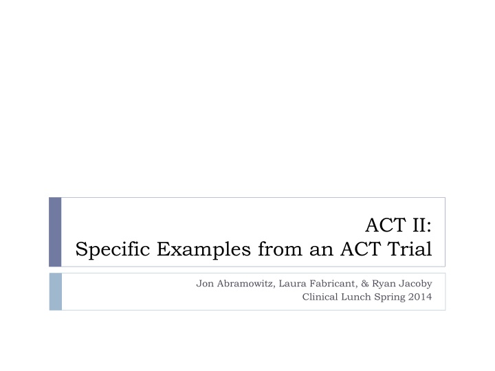 act ii