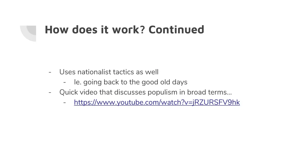 how does it work continued