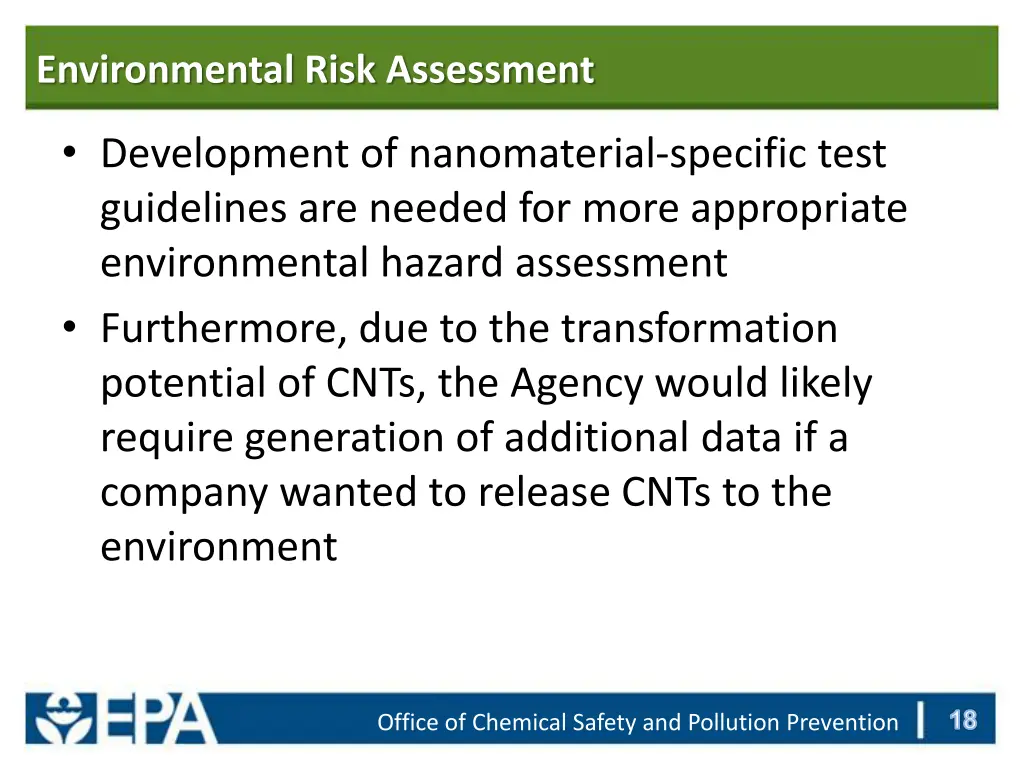 environmental risk assessment