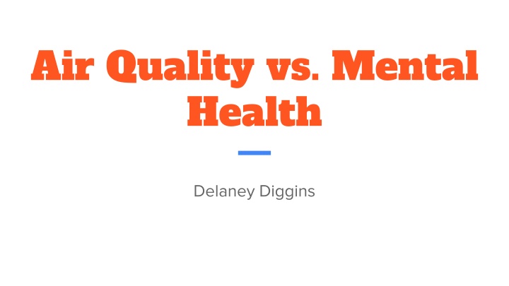 air quality vs mental health