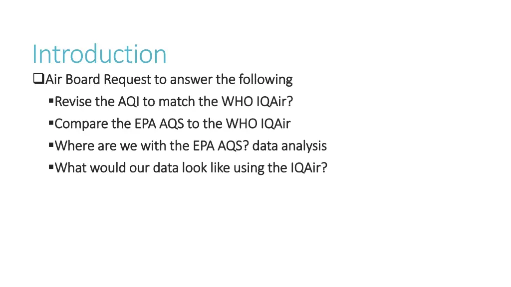 introduction air board request to answer