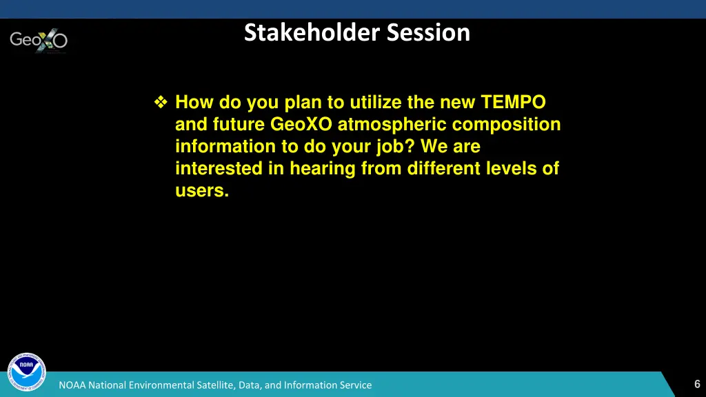 stakeholder session 1