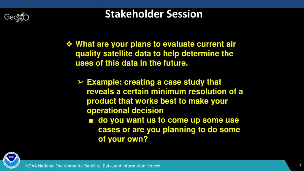 stakeholder session 2