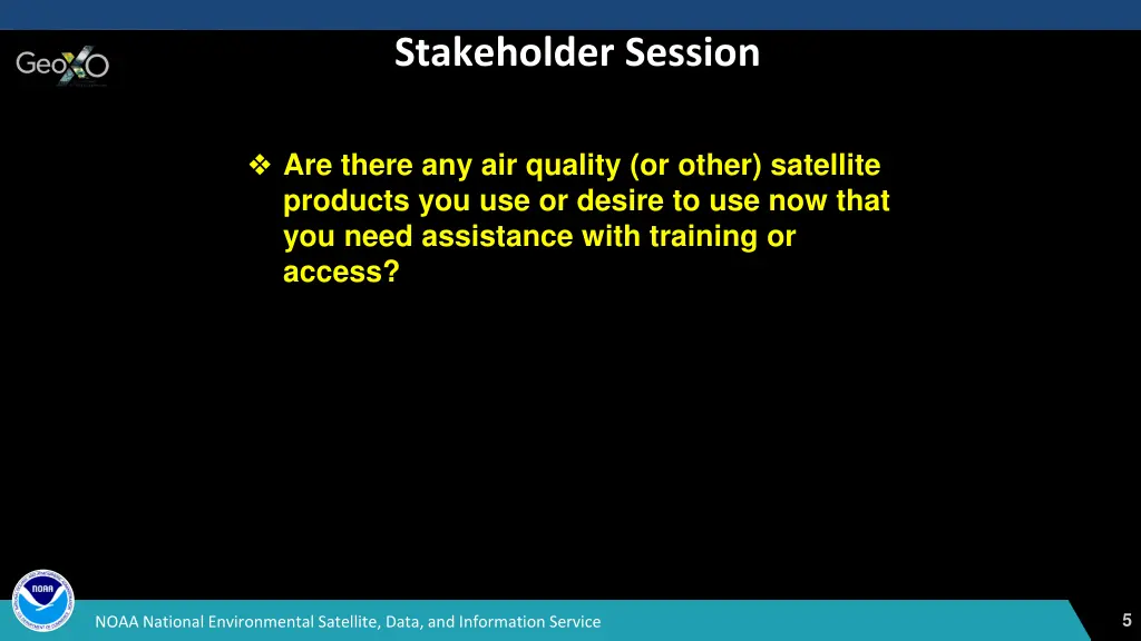 stakeholder session