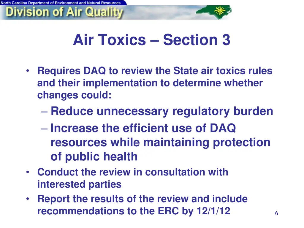 air toxics section 3