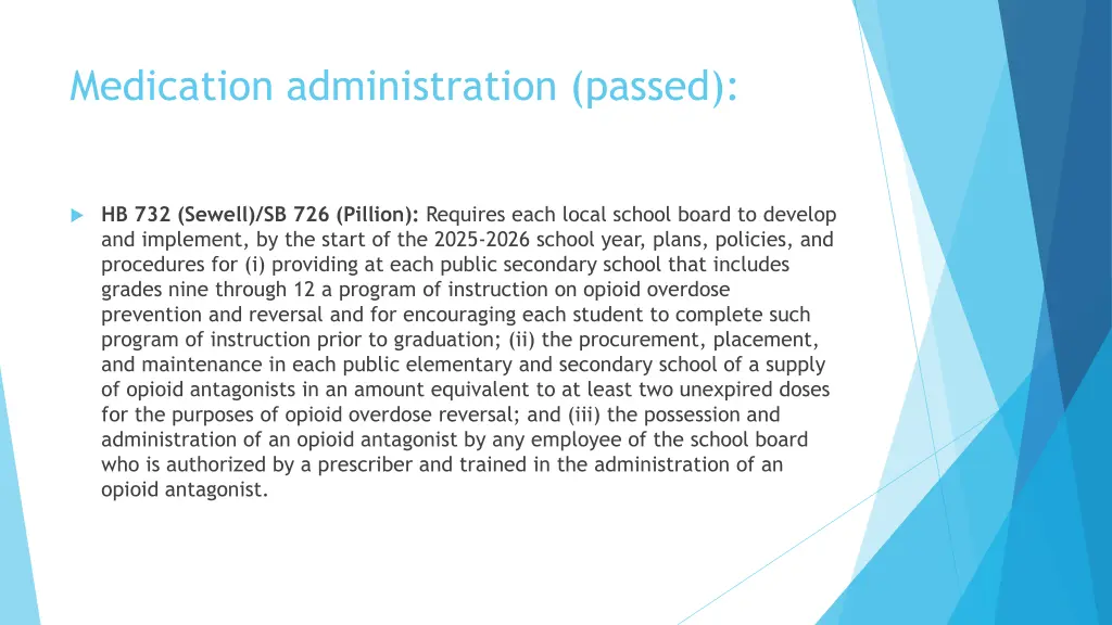 medication administration passed