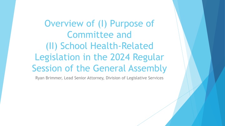 overview of i purpose of committee and ii school