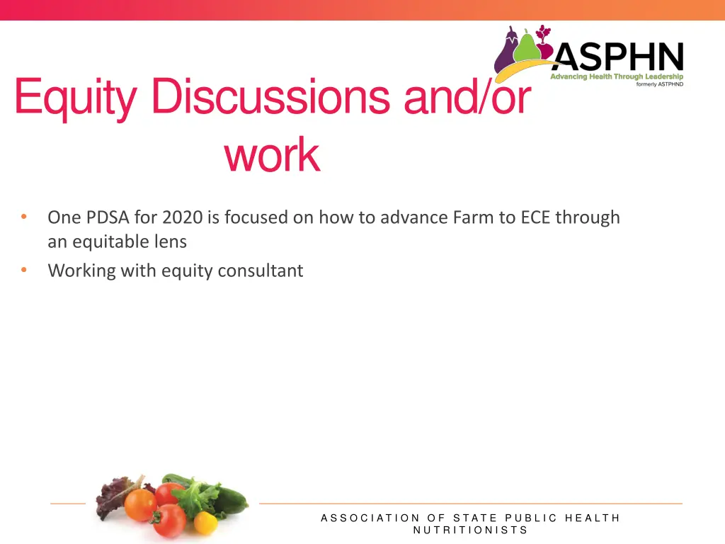 equity discussions and or work