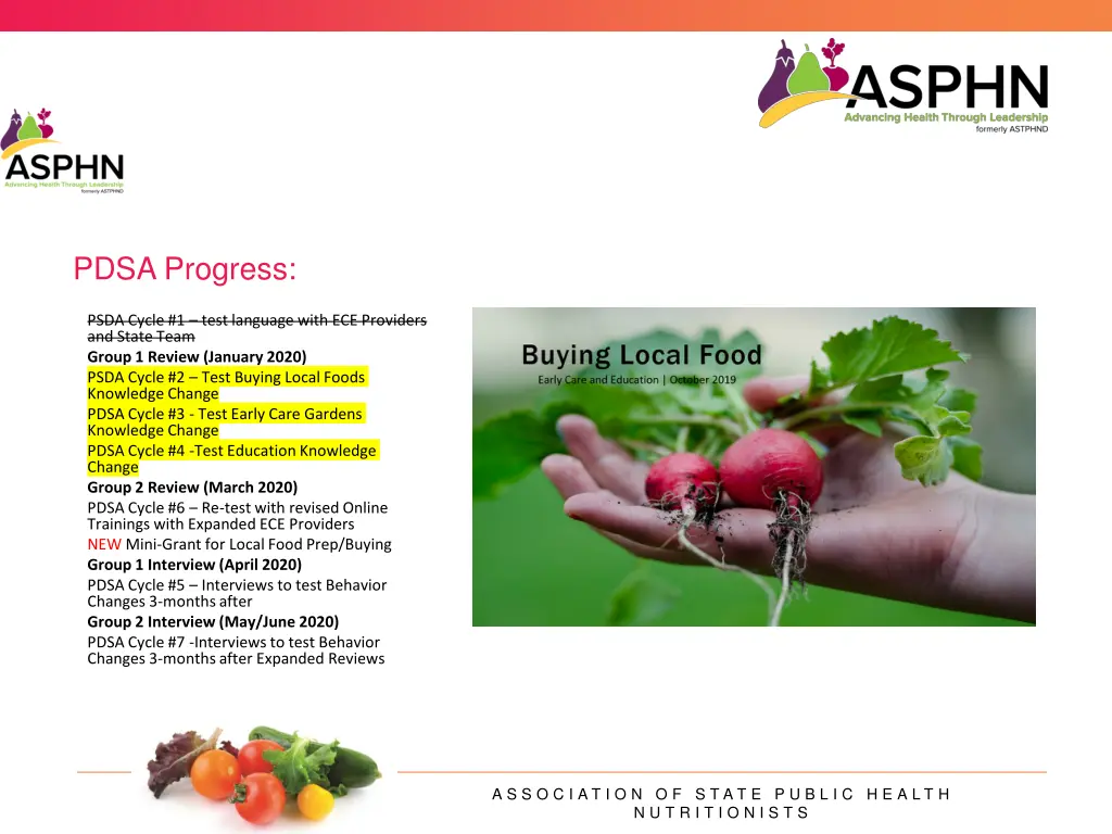 pdsa progress