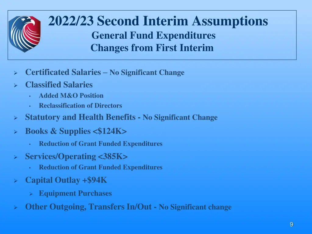 2022 23 second interim assumptions general fund 4
