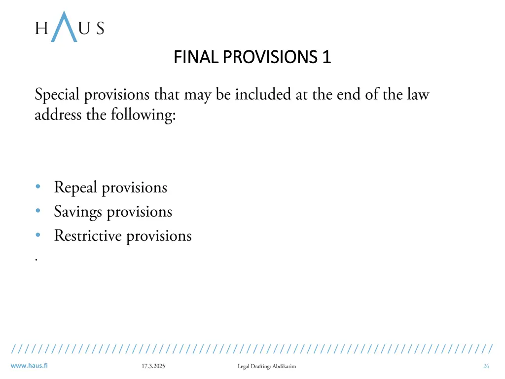 final final provisions provisions 1 1 2