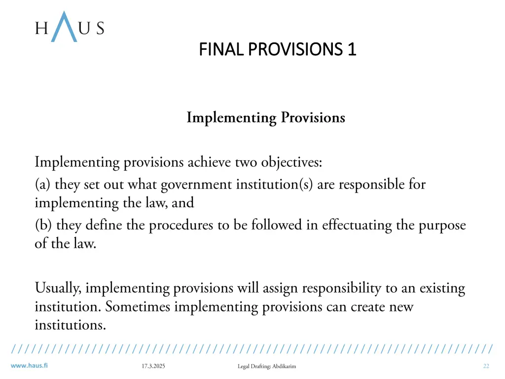 final final provisions provisions 1 1