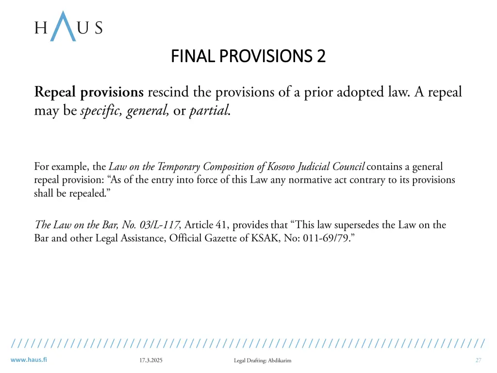 final final provisions provisions 2 2 1